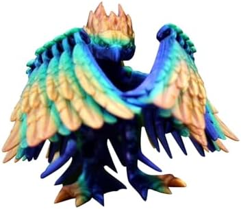 Phoenix Cool 3D Printed Animal Statue - Realistic 611 Inch Desktop Decoration
