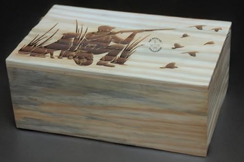 Hunting Dog Gun Men Cremation Urn for Human Ashes