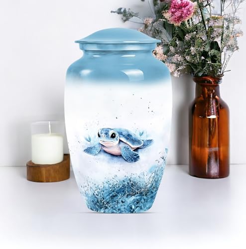 Turtle Urn - Unique Cremation Urn for Ashes 10 Set of 1