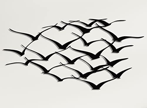 DEKADRON Metal Wall Art Cranes 3D Sculpture