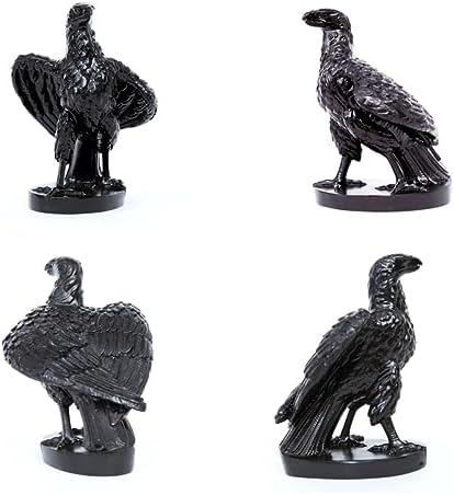 EASCHEER Gothic Black Eagle Figurine Decor