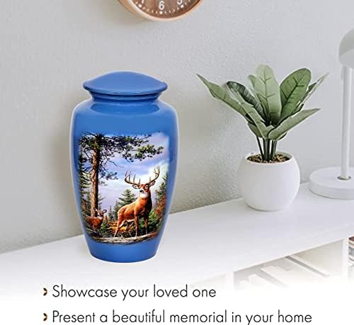 HLC Cremation Urn - Grazing Deer Adult Urn 105 x 6