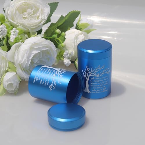 Small Urns for Ashes - Set of 4 27 Inch Aluminium Mini Urns