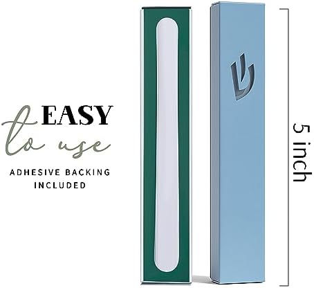 SURI Classic 5-Inch Blue Mezuzah for Door