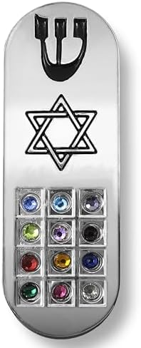 Protection Car Mezuzah with Prayer Scroll and Star of David Judaica Gift