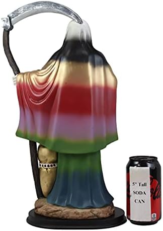 Ebros Gift Holy Death Santa Muerte Statue with Scythe and Glass Globe