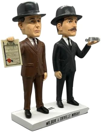 Wilbur and Orville Wright Brothers Collectible Bobblehead Statues