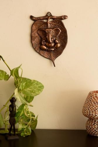Lord Ganesha Metal Wall Sculpture - 55x05x85 Inches