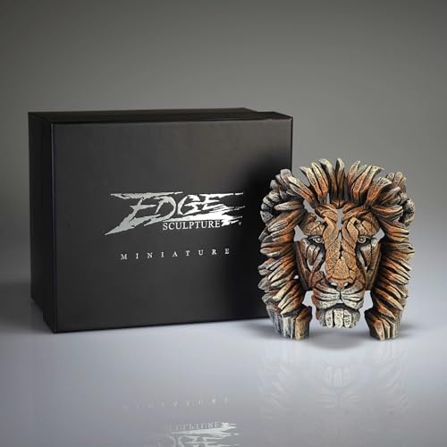 Enesco Edge Sculpture Miniature Lion Figurine