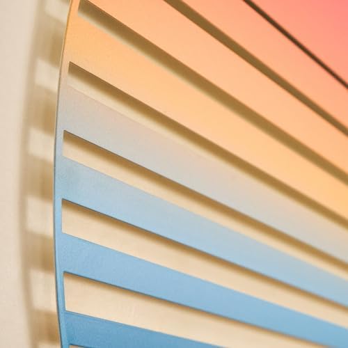 NEODECO Sunset on Sea Metal Wall Art - Large 3D Sculpture