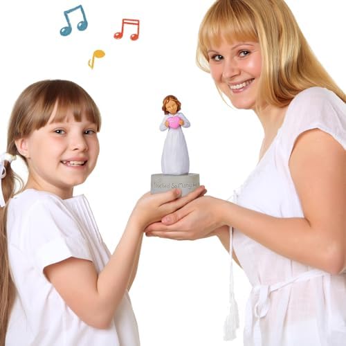 AIDLNS Music Box for Girls Love Heart Musical Figurine