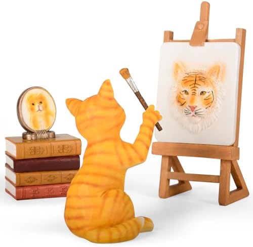 Classic Creative Cat Collectible Figurines Statue Desktop Decoration