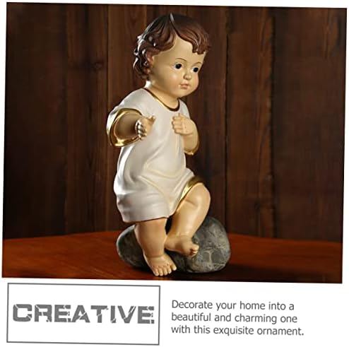 BESTYASH Resin Jesus Doll Ornament for Christmas Decor