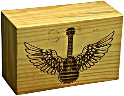 Guitar Musical Lovers Urns - Handmade Wooden Ashes Urn