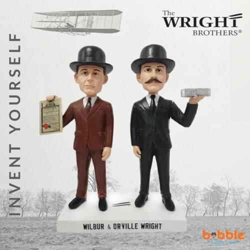 Wilbur and Orville Wright Brothers Collectible Bobblehead Statues