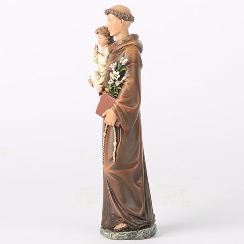 BC Catholic St Anthony Statue 6 Inch Renaissance Sculpture