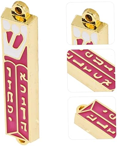 ABOOFAN Retro Metal Mezuzah Plaque Decorative Ornament for Home Door Decor Jewish Tradition Item