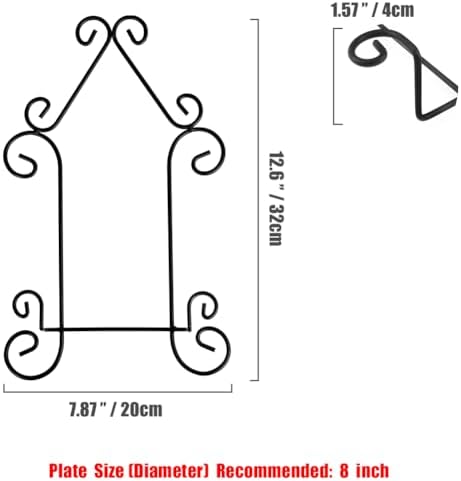 YY YEARCHY Wall Mount Plate Stand Holder Display Rack Easel