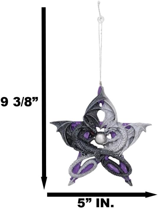 Ebros Gift Anne Stokes Dragons Fantasy Ornament - Halloween Christmas Decor