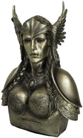 Ebros Norse Goddess Valkyrie Bust Statue 11 Inch Decorative Figurine