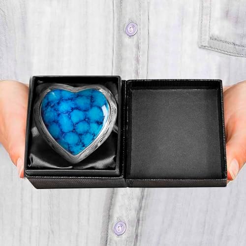 Trupoint Memorials Small Blue Urn with Stand