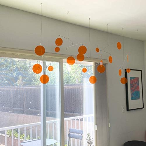 Atomic Mobiles The Exquisite Clear Orange Kinetic Mobile