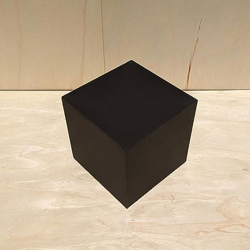 12x12x12 Matte Black Display Cube Stand