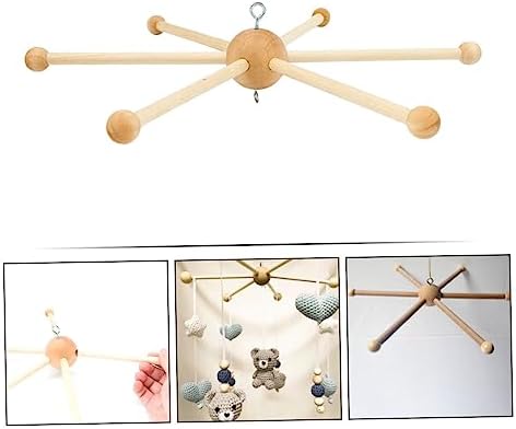 DIY Wind Chime Mobile Frame with 6-Legged Ball Shape Decor