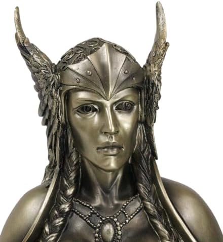 Ebros Norse Goddess Valkyrie Bust Statue 11 Inch Decorative Figurine