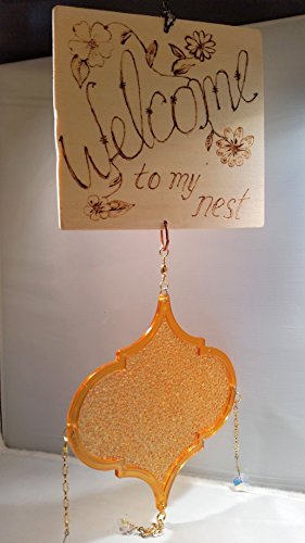 Welcome to My Nest Wood and Acrylic Mobile Decor Gift