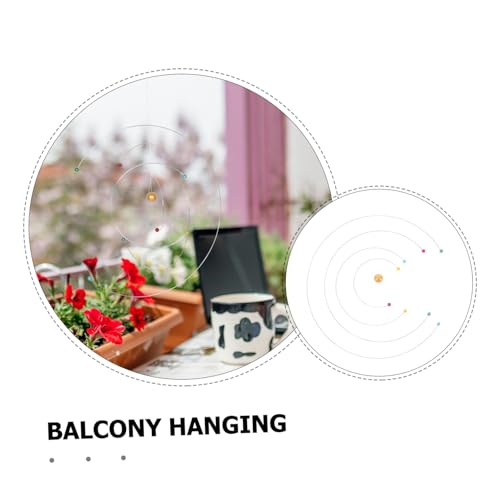 Luxshiny Modern Hanging Mobile Wind Chime Science Decor Model