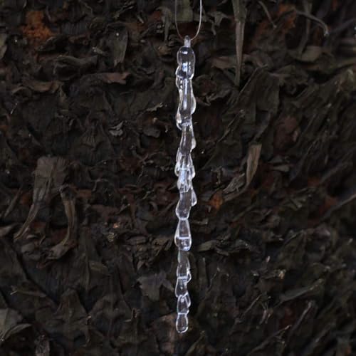 25 Pcs Clear Icicle Ornament Set