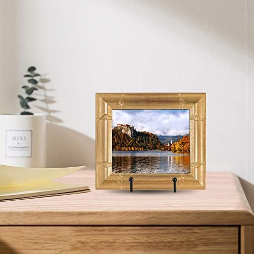 Iron Plate Easel Stand for Display - 6 Inch Black 6 Pack