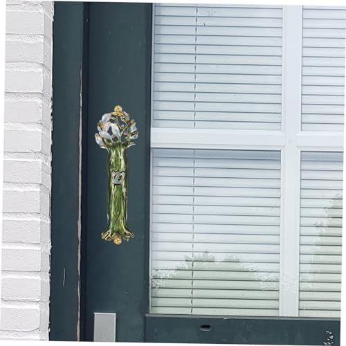 IMIKEYA Retro Metal Mezuzah Door Ornament Decor