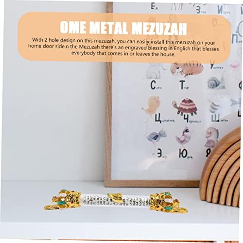 LIFKOME Handcrafted Jewish Mezuzah Door Decor Metal
