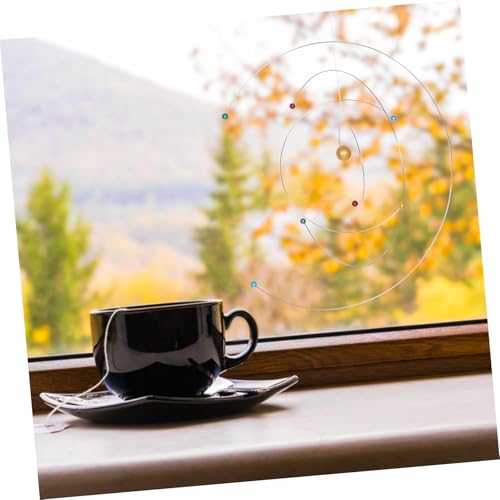 Cabilock Nordic Style Atomic Model Mobile Wind Chimes Outdoor Decor