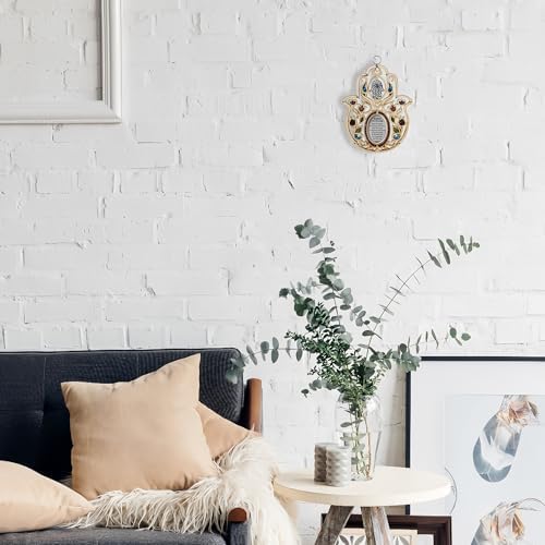 My Daily Styles Hamsa Wall Decor with Gemstone Accents
