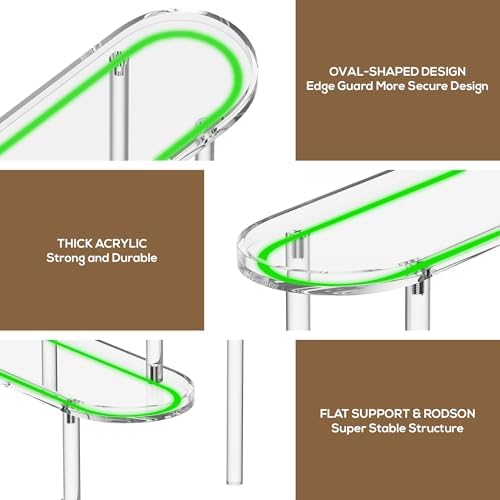 Glowing Acrylic Riser Display Shelf for Funko Pop Figures