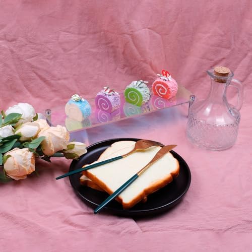 MY MIRONEY 2PCS Acrylic Display Stands for Cupcakes and Makeup