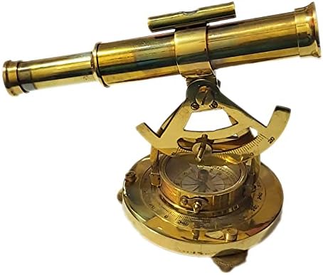 Brass Telescope Compass for Home Decor