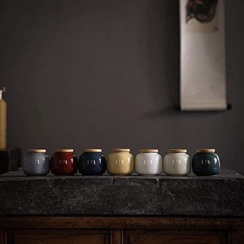 Small Cremation Urns for Human Ashes Decorative Ceramic Memorial Urns with Hand Engraving