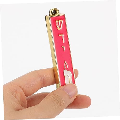 Metal Mezuzah Decor for Home and Religious Displays