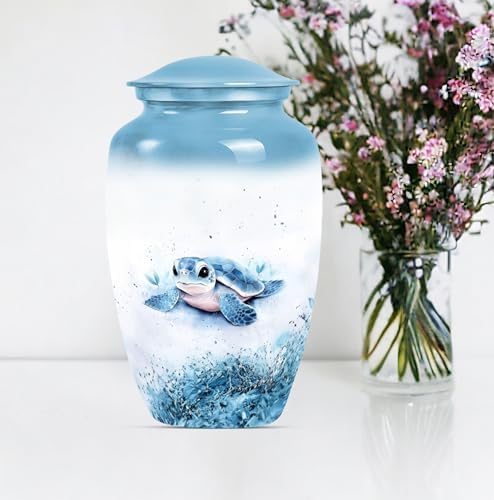 Turtle Urn - Unique Cremation Urn for Ashes 10 Set of 1