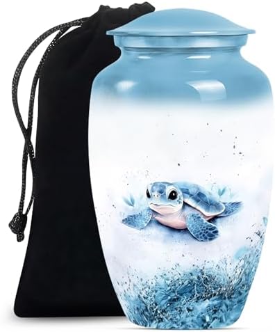Turtle Urn - Unique Cremation Urn for Ashes 10 Set of 1