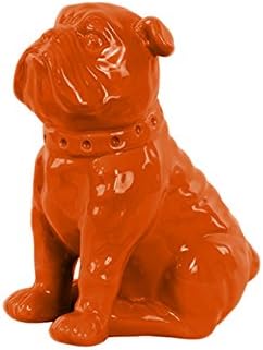 Modern Small Sitting British Bulldog Figurine