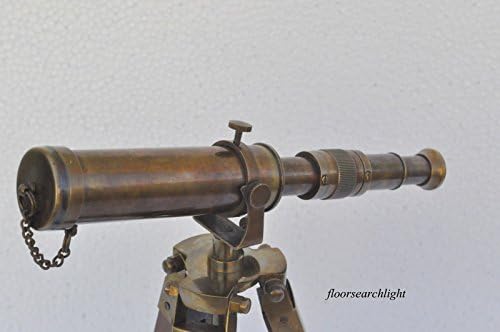 Mahira Nautical Brass Telescope with Wooden Tripod