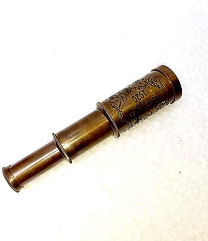 6 Inch Brass Telescope Home Decor Item