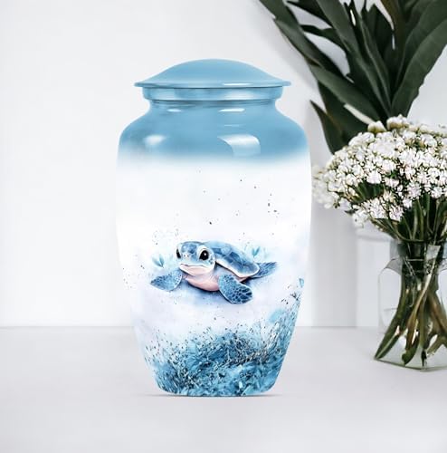Turtle Urn - Unique Cremation Urn for Ashes 10 Set of 1