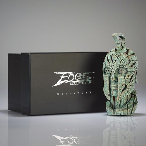 Enesco Edge Sculpture Spartan Warrior Figurine Green