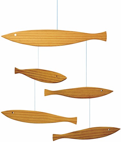 Floating Fish Mobile - 16 Inches - Handmade in Denmark